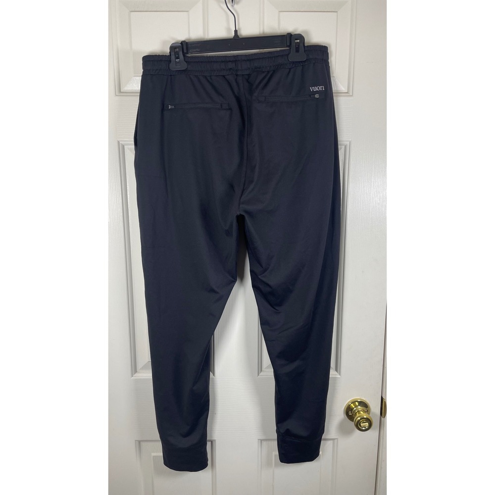 Vuori Sunday Performance Joggers Mens Black Tapered Activewear Pants XL - Picture 4 of 6